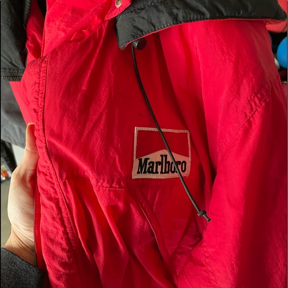Vintage Marlboro Pit Crew Puffer Jacket - Picture 2 of 6